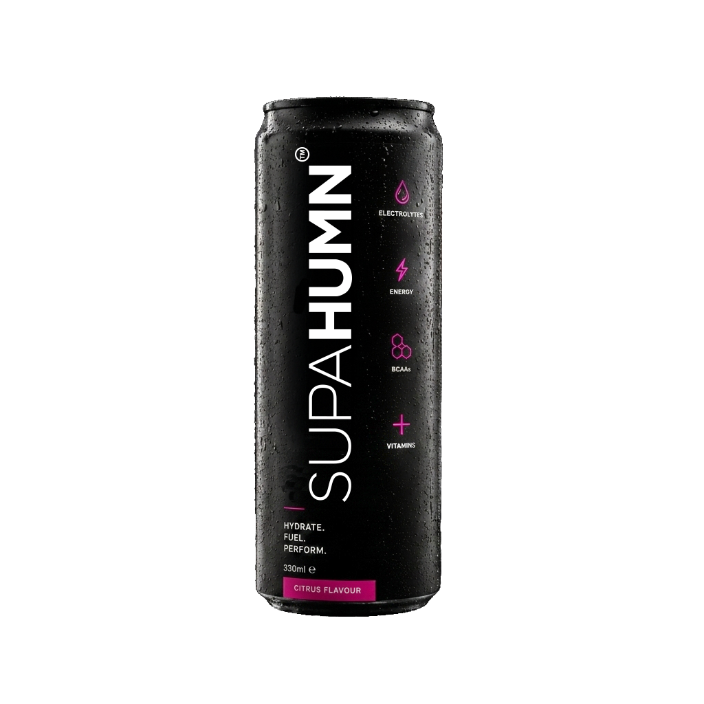 SUPAHUMN SUPACAN Sparkling Energy Drink - Can Front View - Natural Energy Drink South Africa