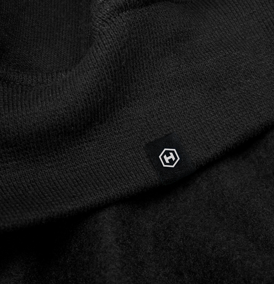 SUPAHUMN Black Pullover Sweater - Hem Detail - Premium Quality Clothing South Africa