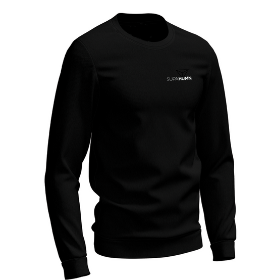 Pull Over Sweater Mens Black