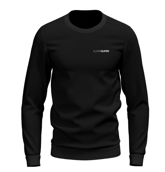 Pull Over Sweater Mens Black