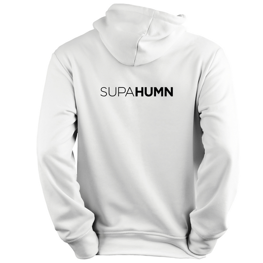 Supahumn Custom Hoodie White