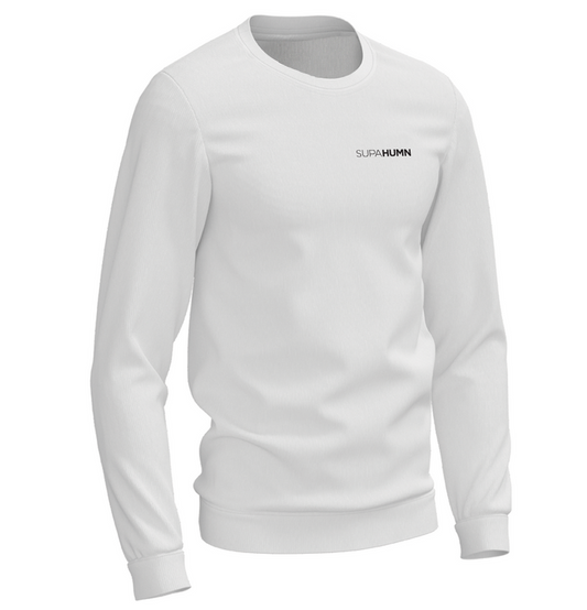 Pull Over Sweater Mens White